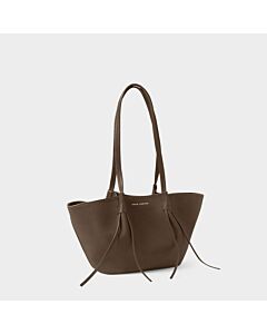 Katie Loxton Celina Small Suedette Tote Bag - Chocolate